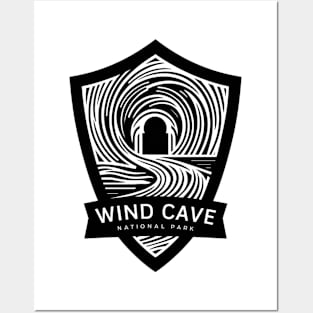 Wind Cave National Park Shield Posters and Art